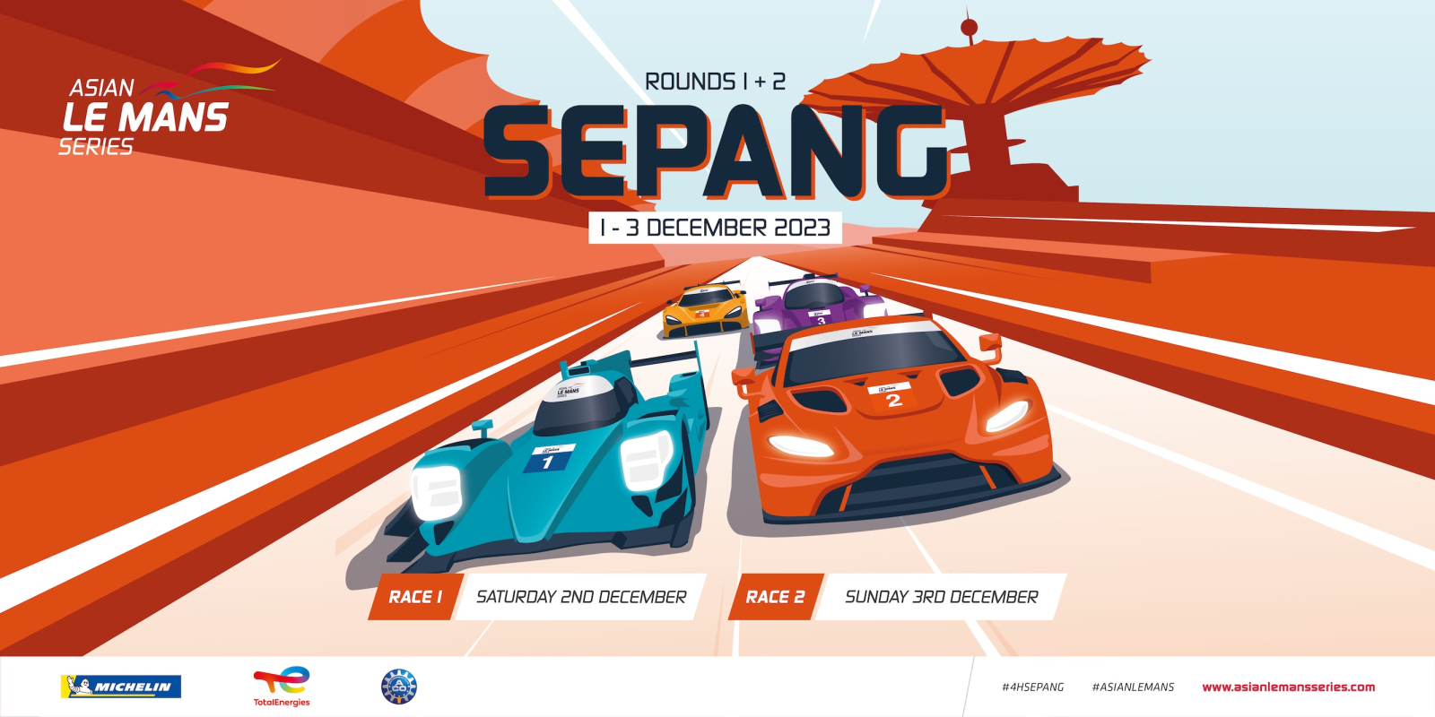 HIGH QUALITY FIELD SET FOR THE 2023 / 2024 ASIAN LE MANS SERIES