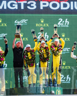CONGRATULATIONS @tf_sport - LMGT3 LE MANS WINNERS 🏆 A stalwart of the ALMS, having competed in LMP2 